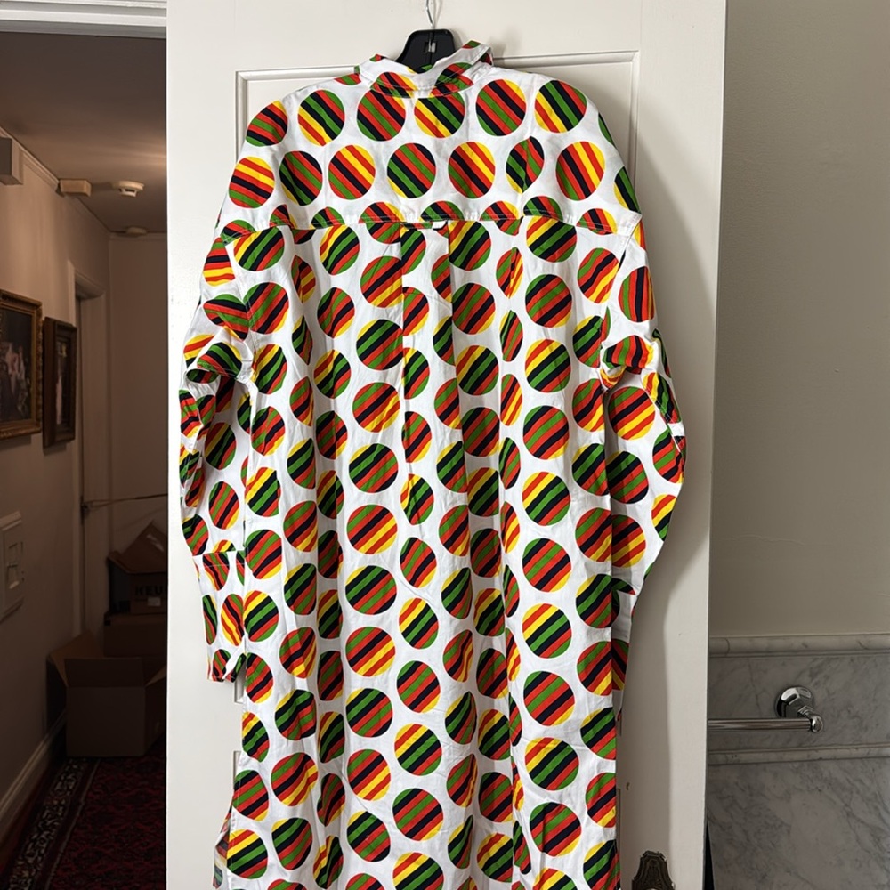 Christopher John Rogers X J.Crew Étienne shirtdress polka-dot poplin CF476 - Picture 14 of 14